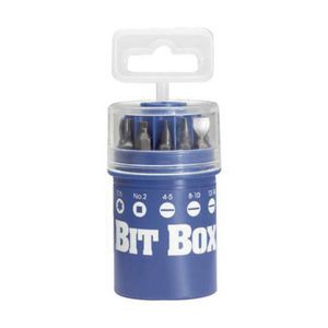 Insert Bit Set, Measurement System: Imperial, 10 Piece, Specifications: 1/4 in Hex Drive, Full Polished