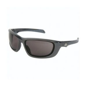 Safety Glass, Dual Lens, Series: USS Defense UD1 Premium, MAX6â„¢ Anti-Fog Lens Coating, Gray Lens, Gunmetal Frame, Polycarbonate Frame, Bayonet Temple, Specifications Met: ANSI Z87+, MIL-PRF-31013