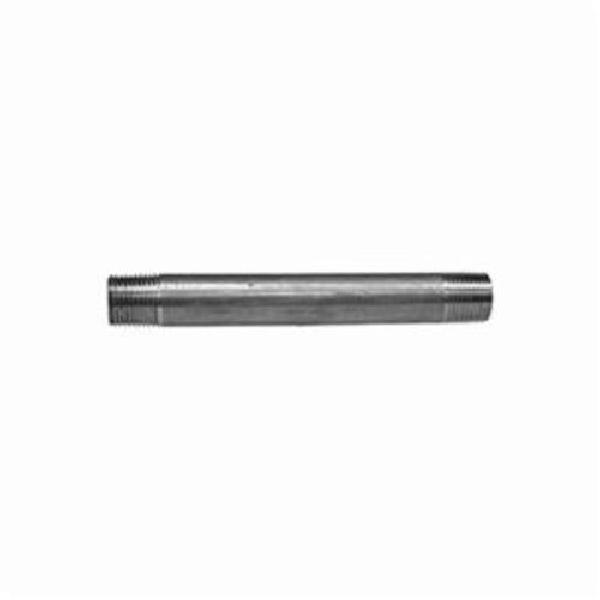 Pipe Nipple, Fitting/Connector Type: Nipple, 1 x 6 Inch Nominal, NPT, SCH 160, Seamless, Steel, Black Oxide, Import