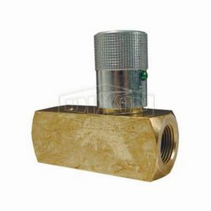 Flow Control Valve, Meter-In, Series: F Series, 1 Inch Nominal, 500 psi, 70 °F, FNPT Port, Knob Actuator, Brass Body