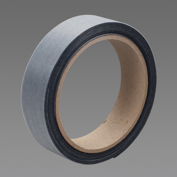 Hook and Loop Fastener Tape, Low Profile Reclosable, 50 yd Length, 9 Inch Width, 0.05 Inch Thickness   Engaged, Black, Nylon/Polypropylene Backing, 200 °F Maximum Operating