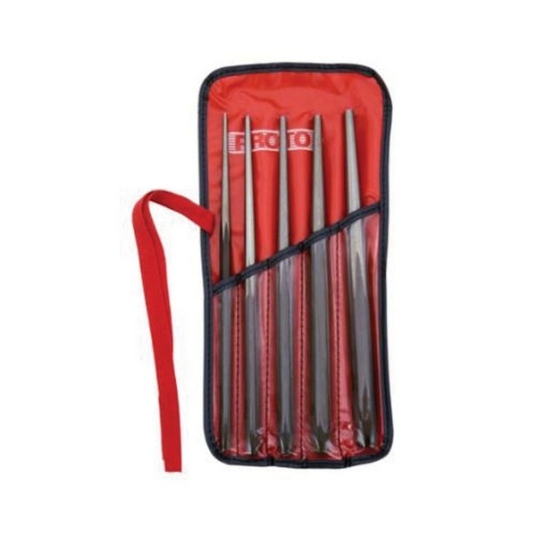 Punch Set, Drift, 1/8 to 1/2 in Punch, 10 in Overall Length, 5 Number of Punches, 5 Piece, Drift, J965/16 1/8 x 5/16 x 10 in Drift Punches, J963/8 3/16 x 3/8 x 10 in Drift Punches, J967/16 1/2 x 7/16 x 10 in Drift Punches, J961/2 1/4 x 1/2 x 10 in Dr