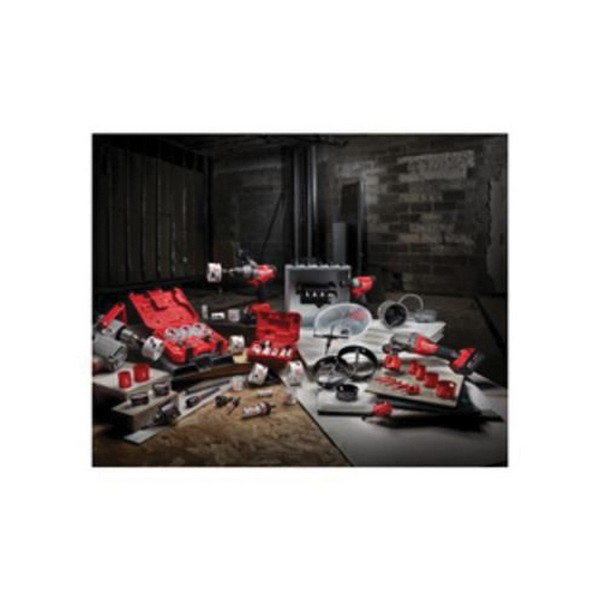 Hole Saw, 1-7/8 in Dia, 1-5/8 in Cutting Depth, 3.5 TPI, 1/4 in Dia x 3-1/2 in L Drill, Bi-Metal/8% Cobalt Cutting Edge, Carbon Steel Body, Toothed Cutting Edge, 270/120/180/90 RPM, Use Arbor: 49-56-7210/49-56-7240/49-56-7250 and 49-56-9100, Applicab