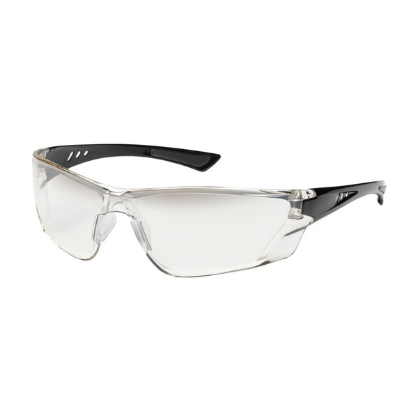Safety Glasses, Dual Lens, Series: Recon™ 250-32, Universal, Anti-Fog Lens Coating, Gradient Lens, Rimless, Glossy Black Frame, Polycarbonate Frame, Polycarbonate Lens, 99.99 % UV Protection, Bayonet/Rubber Tipped Temple, ANSI Z87.1+, CSA Z94.3 Speci