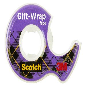 GiftWrap Tape, 0.75 Inch Tape Width, Transparent
