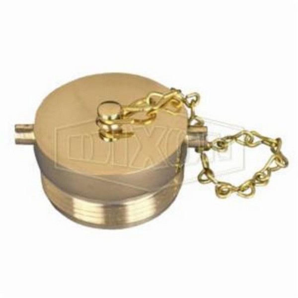 Pin Lug Plug, Plug Fitting/Connector Type, 4 Inch Nominal Size, MNST, Cast Brass, Domestic
