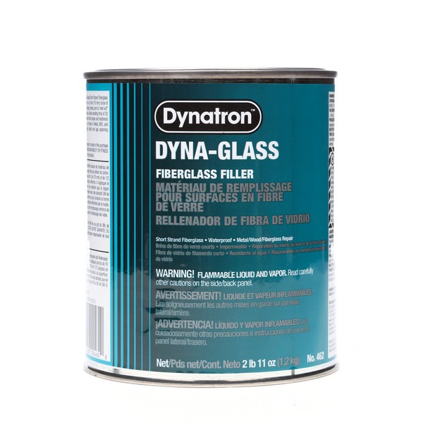 Reinforced Filler, 2-Component 2-Part Short Strand, Series: Dyna-Glass™, 1 qt Container, Can Container