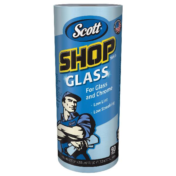 Glass Towel, Blue, Roll Package Type