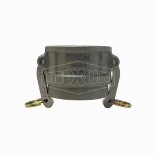 Cam and Groove Coupler, Coupling Fitting/Connector, 5 Inch Nominal, Socket Weld x SCH 40 Pipe End Style, 3-13/16 Inch Length, SCH 40/STD Schedule, 75 psi Pressure, 316 Stainless Steel, Domestic