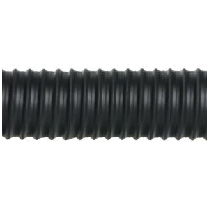 Hose, 2-Ply, Series: TPE, 2-1/2 Inch Nominal, 25 ft Length, 9 PSI Working, 2-1/2 Inch Bend Radius, -40 to 250 °F, Thermoplastic Elastomer, Black