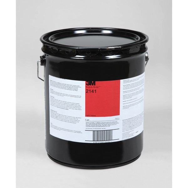 Rubber and Gasket Adhesive, High Strength, Can Container, 5 gal Container, Polychloroprene Chemical Type, 5 to 10 min Drying, 15 min Setting, 15 min Curing, Tan