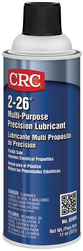 Multi-Purpose Precision Lubricant, Flammable, Series: 2-26®, Aerosol Can Container, 16 Oz Container, 11 Oz Net Weight, Petroleum Distillate Base