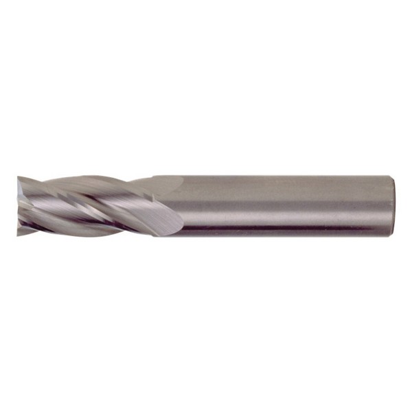 End Mill, Center Cutting General Purpose Long Length Single End Square End, Series: MSE-4, 7/16 in Diameter Cutter, 4 in Overall Length, 2 in Length of Cut, 4 Flutes, Spiral Flute, 7/16 in Shank Diameter, Right Hand Cutting Direction, 30°