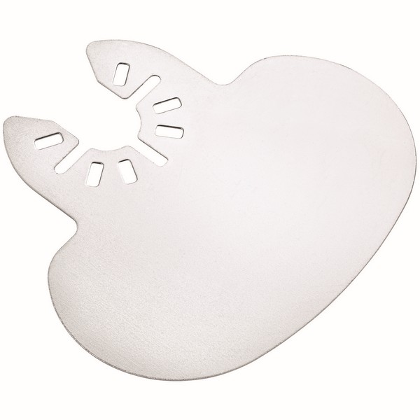 Scraper Blade, Flexible, For Use With: All Oscillating Tool, Specifications: 0.45 in OD, 0.45 in THK, Metal, Silver