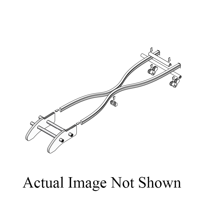 Chain Return Shoe, Series: CRS-100, For Use With: VF-CR-38100 Heavy Duty Chain Profile, Specifications: 1/2 Inch Cross Rod, UHMW, 7.56 Inch Length Dimensions