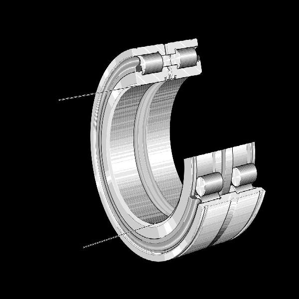 Double Row Cylindrical Roller Bearing, 45 mm Inside Diameter, 75 mm Outside Diameter, 40 mm Overall Width, Seal On Both Sides, Steel Cage