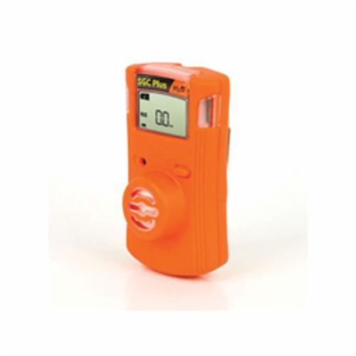 Single Gas Clip Plus, Hydrogen Sulfide Gas, 0 to 100 ppm Detection, Alarm: Audible/Vibration/Visual, 0.1 ppm Resolution, -40 to 50 °C Operating, 3.2 in H x 2 in W x 1.1 in D