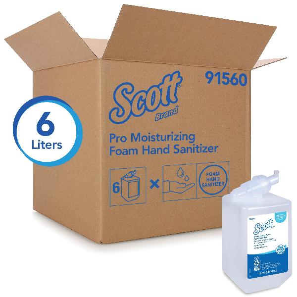 Foam Hand Sanitizer, Moisturizing, 1 L Nominal, Cassette Package Type, Gel Form, Clear, Pleasant/Fresh Odor/Scent, Composition: Ethanol, <gt/>450 g/L VOC, 7 pH, 16 °C Flash Point