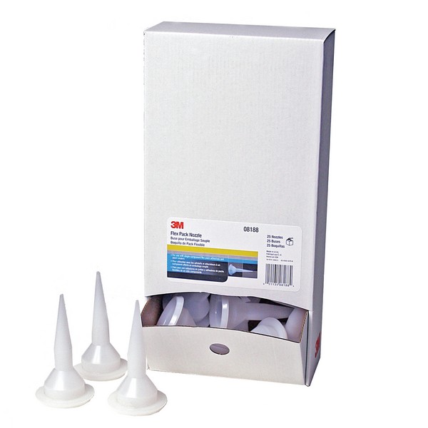 Flex Pack Nozzle, For Use With: Flex Pack Applicator Guns, Opaque