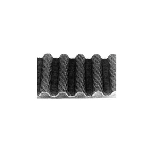 Synchronous Timing Belt, Single Sided, Series: HT200, 135 Teeth, 14 mm Pitch, 1890 mm Overall Length, 115 mm Width, Modified Curvilinear Tooth Profile, Chloroprene Rubber, Fiberglass Reinforced Material