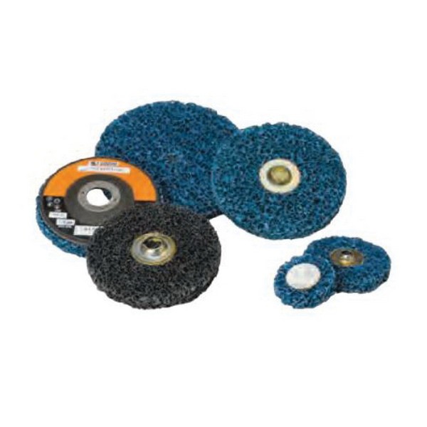 Non-Woven Abrasive Disc, Series: Pro, 8 Inch Diameter Disc, Coarse Grade, Silicon Carbide Abrasive, Nylon Backing, 3000 RPM Maximum