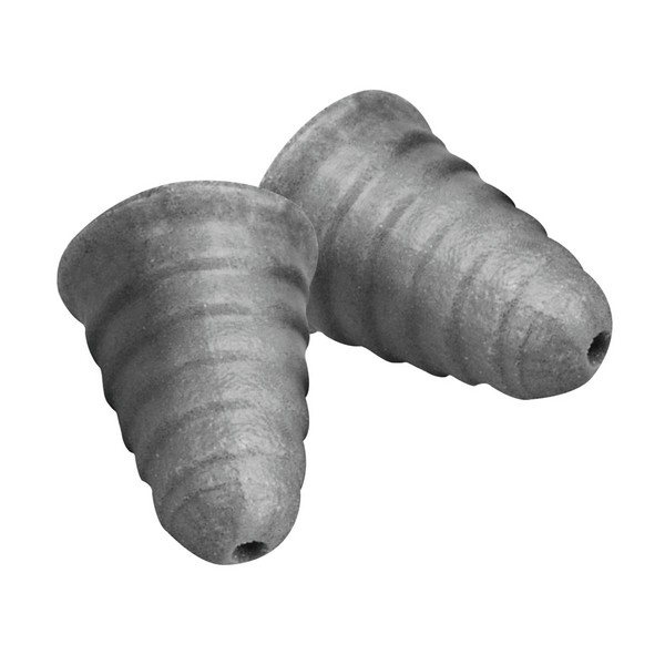 Replacement Eartip, Series: Skull Screws™, For Use With: 2600N Earbud and ORA TAC Headsets, Specifications Met: CE Certified, AS/NSZ 1270:2002, Polyurethane, Gray