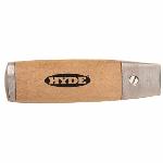 Mill Blade Handle, For Use With: 3/4 in Blade, Hardwood/Solid Aluminum Casting, Beige/Natural, 4-1/2 in L