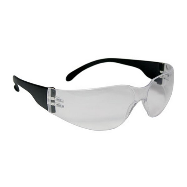 Protective Glasses, Lightweight, Series: Zenon Z11sm™, Unisex, Universal, Anti-Scratch Lens Coating, Clear Lens, Rimless Frame, Black Frame, Polycarbonate/PVC Frame, Polycarbonate Lens, 99.99% UV Protection, Flexible/Thin Temple