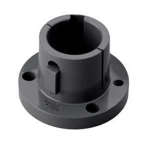 MST Bushing, 1-1/16 Inch Bore Diameter, 1.793 Inch Small End/1.9375 Inch Large End Barrel Diameter, 3 Inch Hub Diameter, 2.44 Inch Bolt Circle, 3 Inch Flange Diameter, 13/32 Inch Flange Thickness, 3 Bolt Holes, 2.94 Inch Overall Length, Ductile Iron