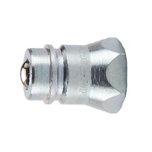 Hydraulic Coupling, 1/2-14 Inch Port, 1/2 Inch Body Size, 3000 PSI, Steel