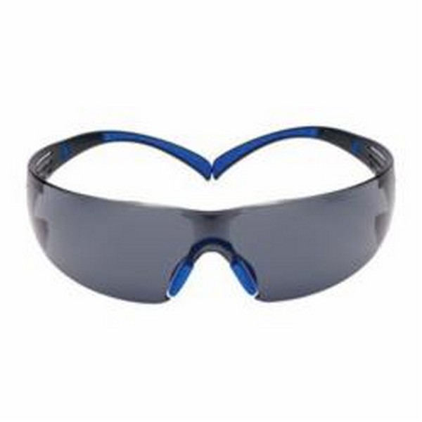 Safety Glasses, Value Range, Series: 400, Universal Size, Scotchgard™ Anti-Fog Lens Coating, Gray Lens, Frameless, Plastic Frame, Polycarbonate Lens, Yes % UV Protection, Pressure Diffusion Temple, Specifications Met: ANSI Z87.1-2015