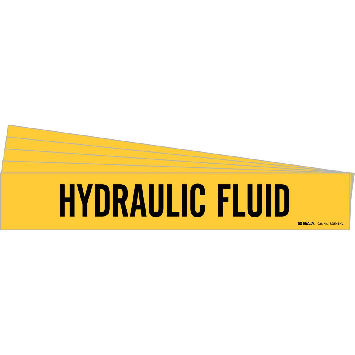 Acrylic Adhesive Labels, Die-cut, Series: B33, 0.5 Inch Length, 1.5 Inch Width, White Legend/Background, Polyester, For Use With: BBP 33 Sign & Label Printer/BradyPrinter i3300 Industrial Label Printer/BradyPrinter i5300 Industrial Label Printer