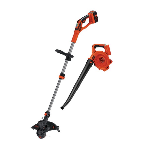 String Trimmer/Sweeper Combo Kit, Cordless, 13 Inch Cutting Width, 0.065 Inch Line Diameter, Automatic Line Advance, 40 VDC, Lithium-Ion Battery Type