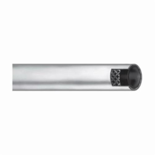 Water Hose, 1/2 in Nominal, 0.91 in OD, 500 ft Reel Length, 300 psi Working, -20 to 200 deg F, Nitrile Synthetic Rubber Tube/Chemivic™ Synthetic Rubber Cover, White, Domestic