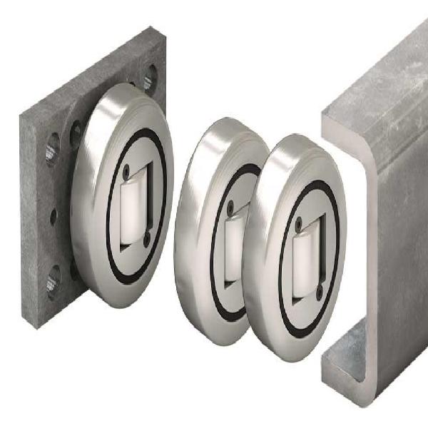 Axial Bearing, Series: HVB, For Use With: Rail HVR, HVRI, Specifications: 31 kN Dynamic/35.5 kN static (Radial), 11.50 kN Dynamic/11.50 kN static (Axial) Maximum Bearing Loads, 0.53 kg Weight