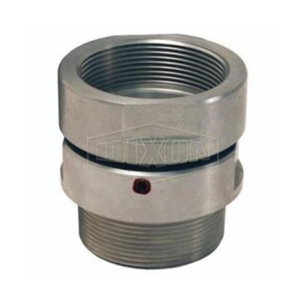 Hose Swivel, Fitting/Connector Type: Swivel, 4 Inch Nominal, MNPT x FNPT, 150 psi, 300 °F, Aluminum, Domestic