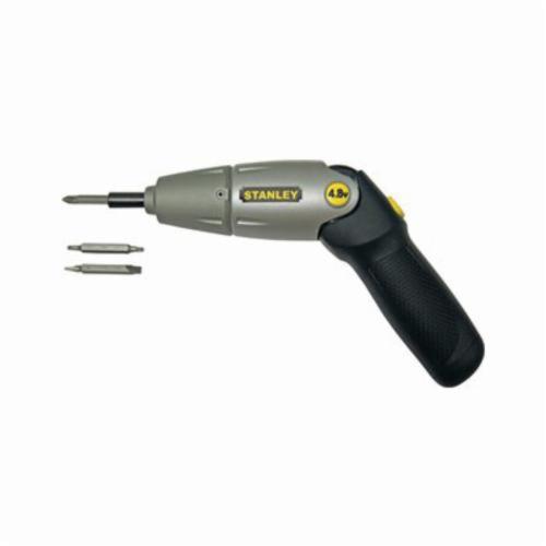 Cordless Screwdriver, Reversible, Bare Tool Bare Tool/Kit, 4.8 VDC, 2-Position/Adjustable Handle, 11-1/4 in L Dimensions