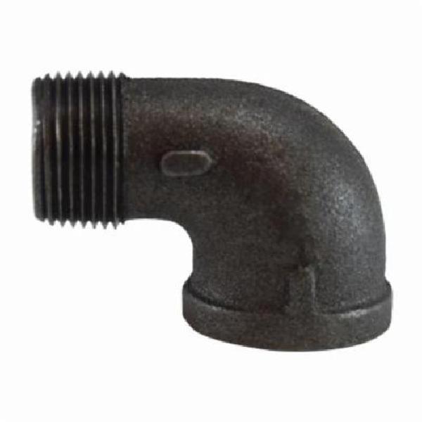 Street Elbow, 90° Elbow Fitting/Connector, 2 Inch Nominal, 300 psi Pressure, Malleable Iron, Black Oxide, Import