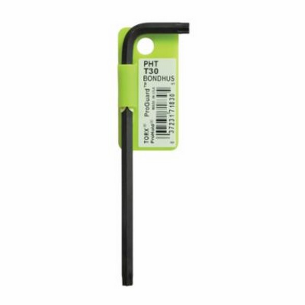 Torx Key, Star End, Series: ProHold®, T30 Tip, Long Arm, 4.6 Inch Arm Length, L-Handle Handle, Protanium® High Torque Steel Blade, Protanium® High Torque Steel, ProGuard™