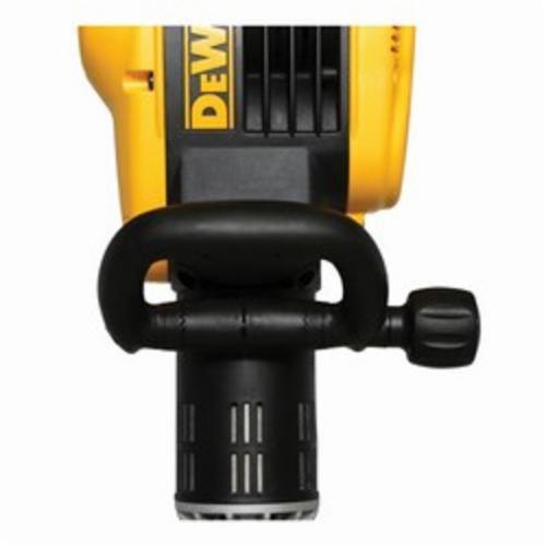 Demolition Hammer, In-Line, Kit, 3/4 in Chuck, Keyless/SDS Chuck, 2040 bpm Blows per Minute, 17.9 J Impact Energy, 120 VAC, 14 A, 11.5 m/sq-s Vibration Level, Adjustable/D-Handle/Variable Position Side Handle, Yellow, Lock-On Slide Switch Control, 25