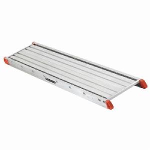 Decorator Plank, 1-Person, Series: P1, 16 ft Length, 20 in Width, 4 in Height, Aluminum, 250 lb
