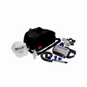Headcover PAPR Kit, Series: TR-600, S to M, Integrated Suspension, Belt Mount, Standard Capacity Rechargeable Lithium-Ion Battery, NIOSH Approved Specifications Met, Gray/Magenta