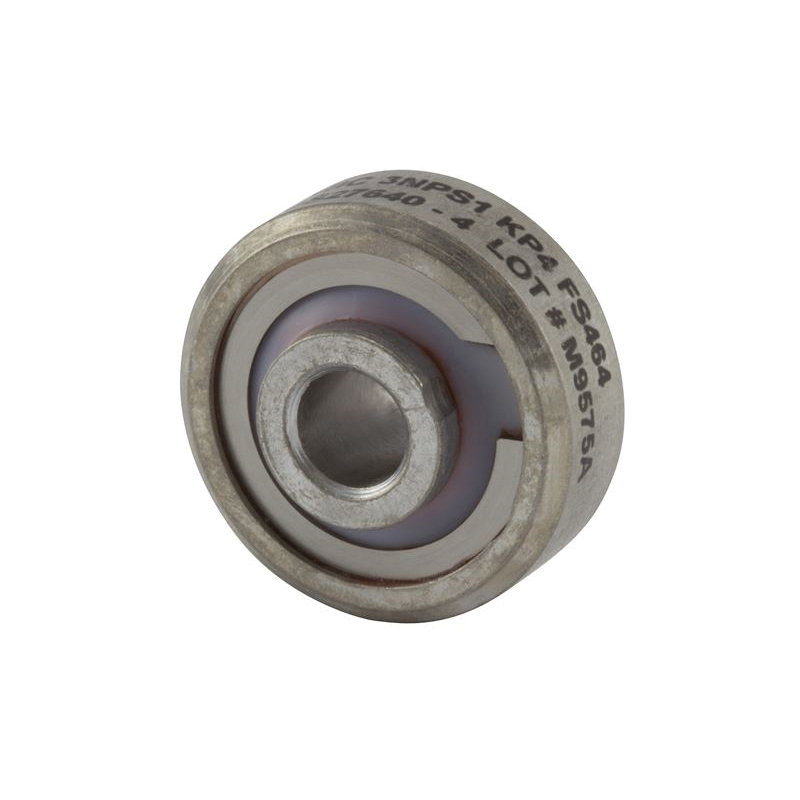 Airframe Bearing, Standard, Series: KP Series, Ball Bearing, 1/4 in Bore Dia, 1 Row, 0.9014 in Outside Dia, 0.484 in W, 2680 lb, 52100 Steel Bearing, PTFE Seal, -65 to 350 °F, Cadmium