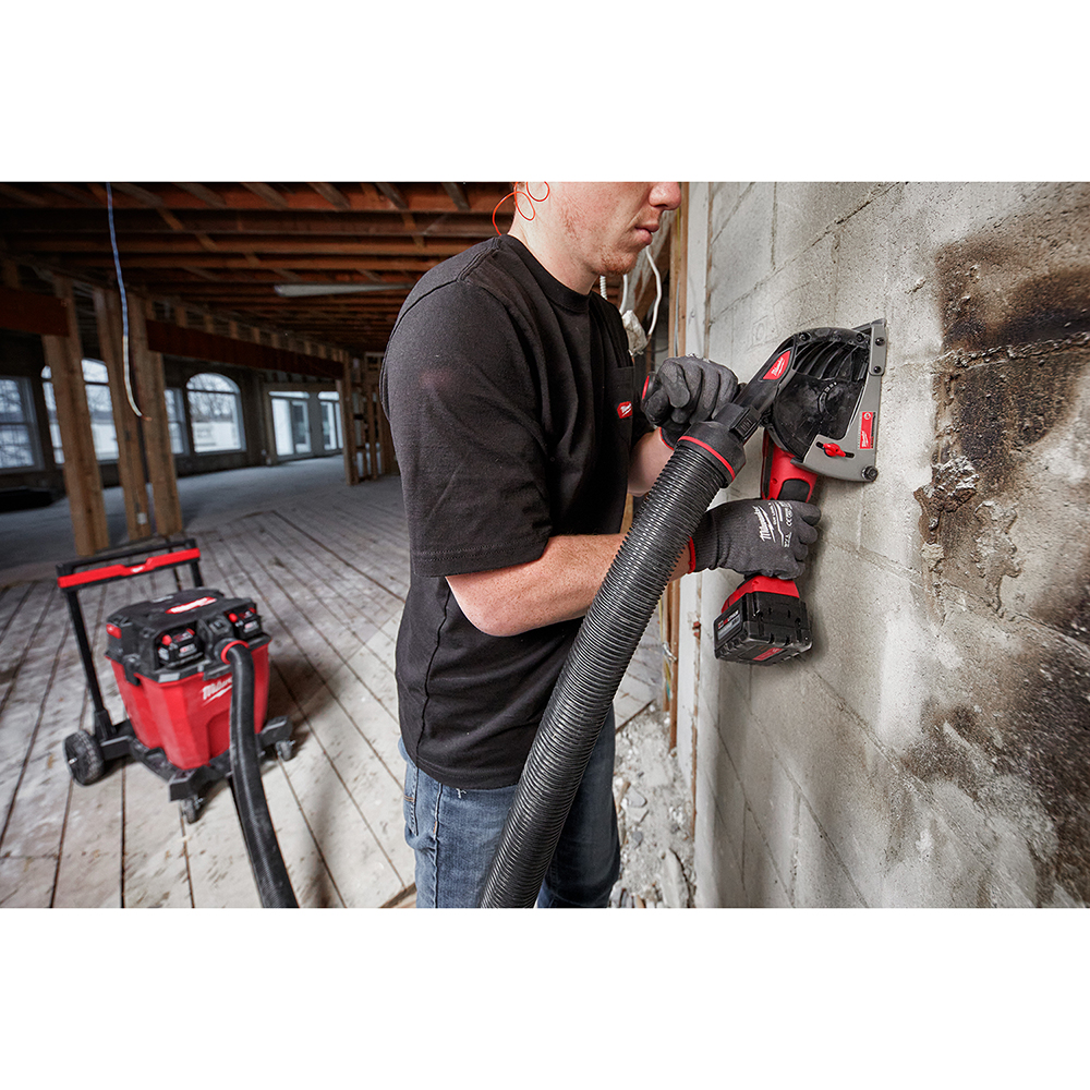 Adapter Kit, Dust Extraction, Series: 49-90, For Use With: M18 FUEL 0930-22HD 12 gal Dual Battery Wet/Dry Vacuum Kit, Specifications: 2-1/2 in Dia Inlet, Plastic, Black, 7 in L Dimensions