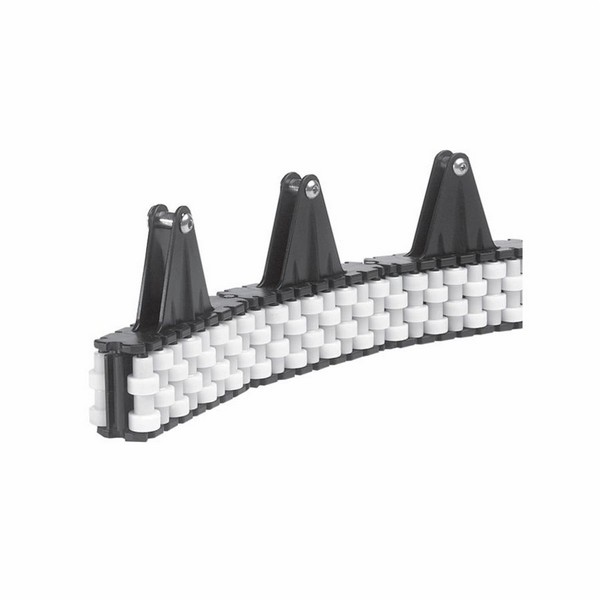 Conveyor Center Roller Guide, 1.42 Inch Overall Width, 19.63 Inch Overall Length, 1.42 Inch Rail Depth