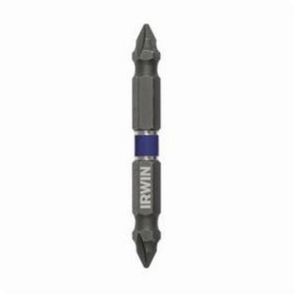 Impact Double Ended Bit, Heavy Duty, Series: Impact Performance Series™, #2/#3 Point, Phillips® Point, 2-3/8 in Overall Length, 1/4 in Drive/Shank, Cold Forged High Grade Steel, Black Oxide