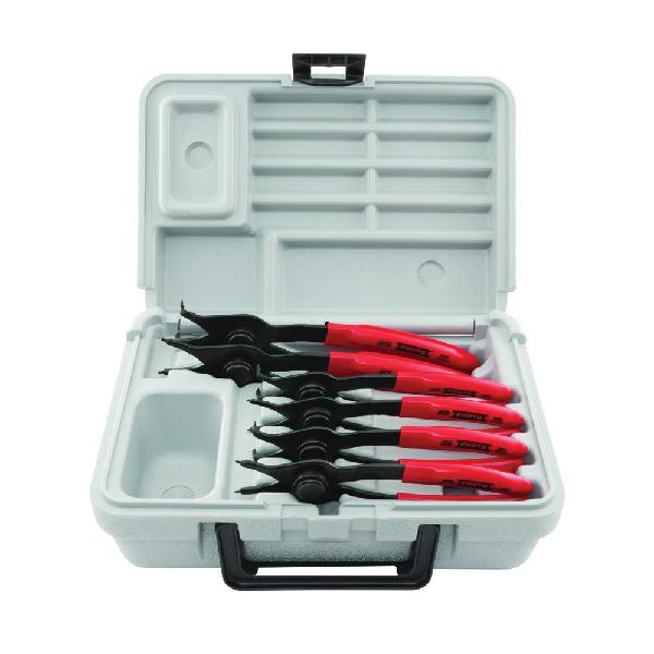 Plier Set, Retaining Ring Pliers, 6 Piece, Specifications Met: ASME B107.500