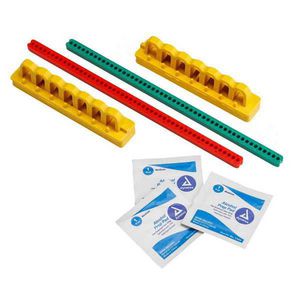 Breaker Blocker Lockout Kit, 7 Piece, Plastic, Green/Red/Yellow