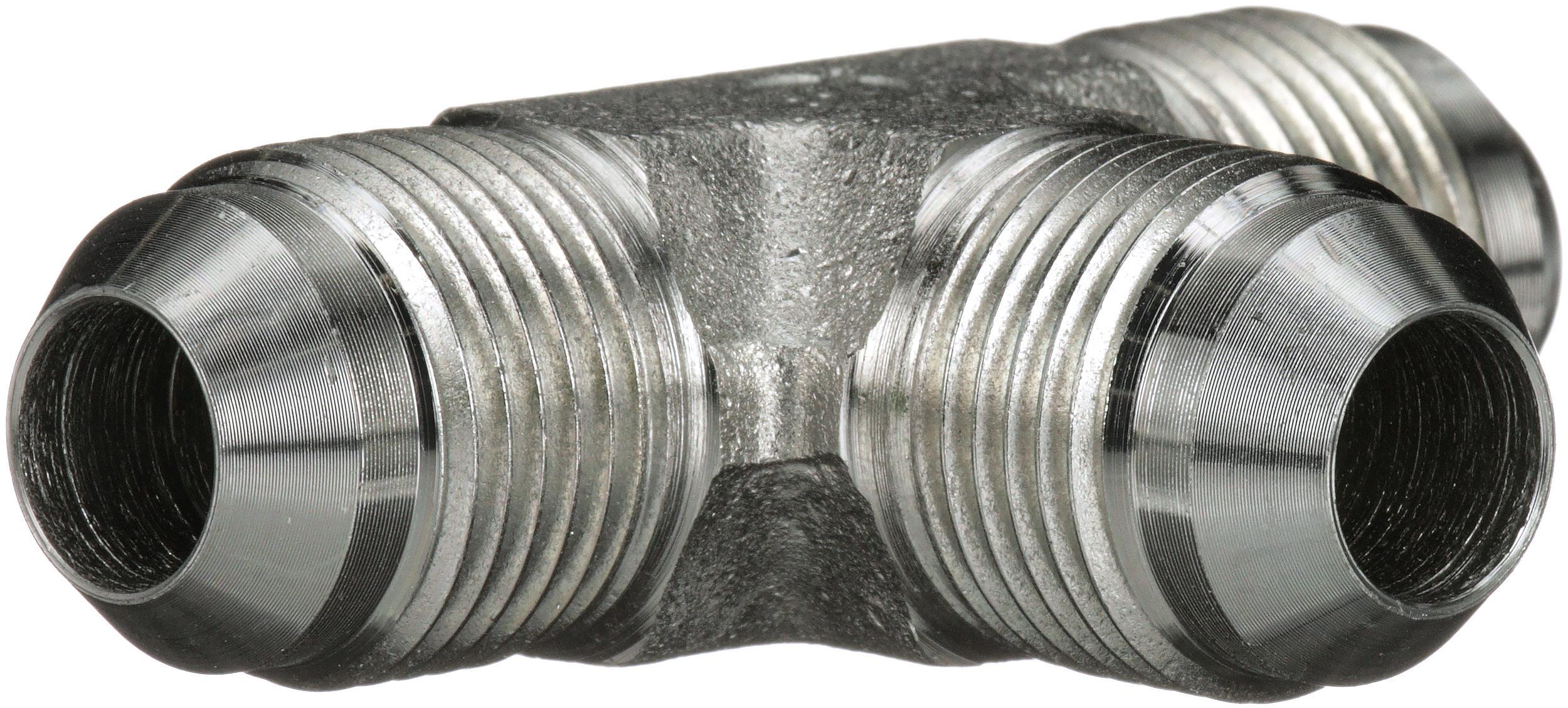 Hydraulic Adapter, Tee, Series: G60, 1-7/8-12 Nominal, Male JIC 37 °Flare Tee End Style, 6000 psi Pressure, Steel, Import