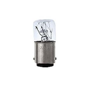 Incandescent Lamp, 5 W Wattage, 24 VAC/VDC, Incandescent Lamp, BA15D Lamp Base, Black, 42 mm H x 16 mm W Dimensions